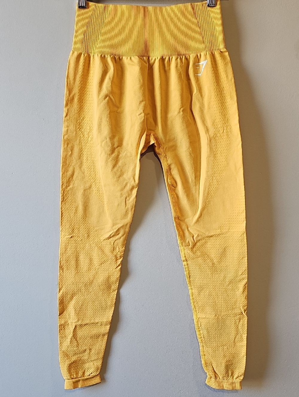 Gymshark Yellow 23x25 Athletic Leggings